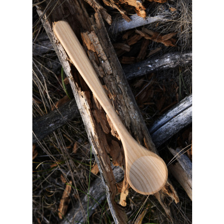 Drevená lyžica, čerešňové drevo, cca. 30 x 6 cm